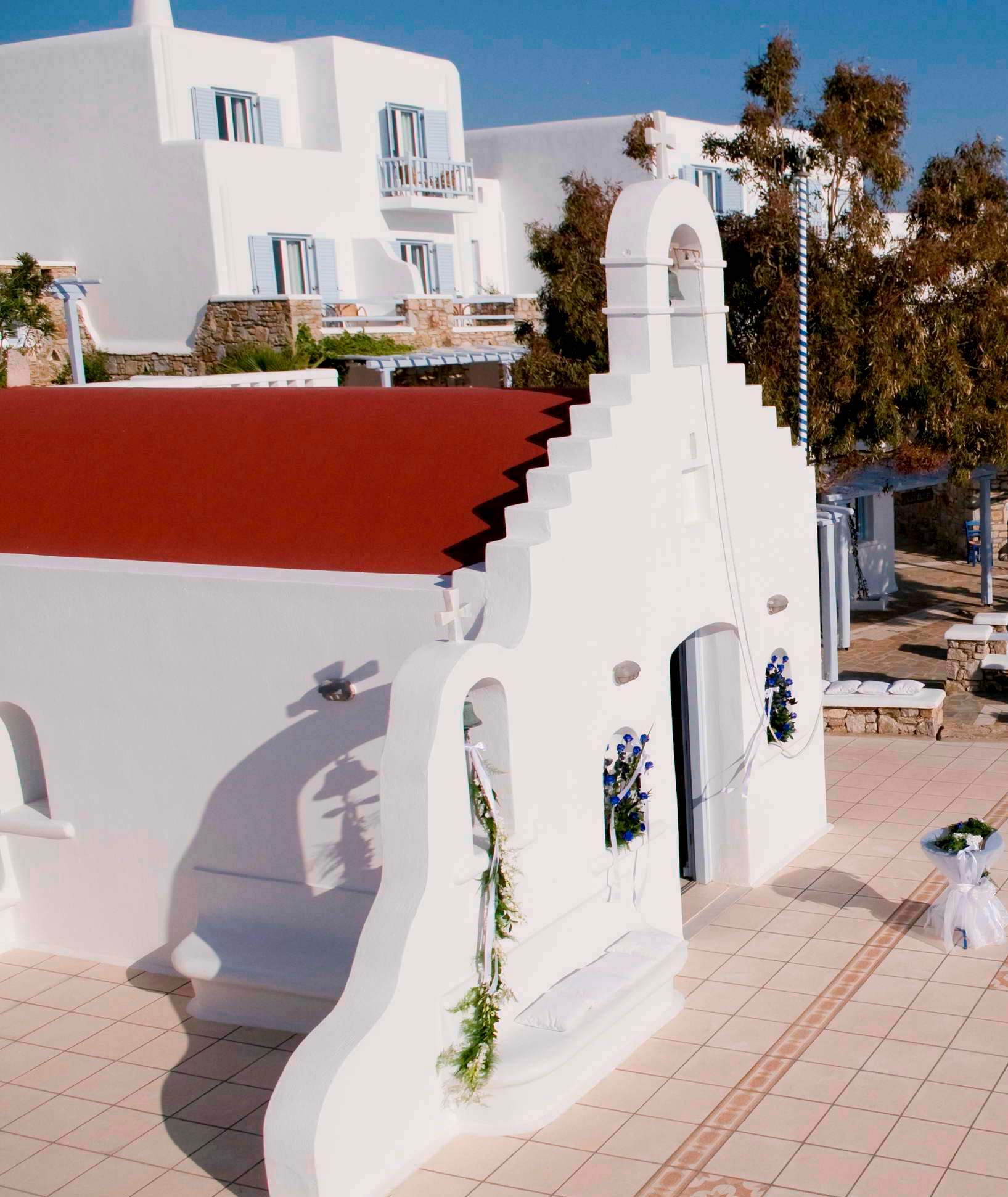 Book your wedding day in Saint John Mykonos Beach Resort